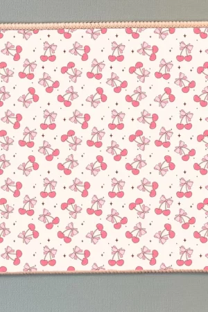 Cute Cherry & Bow Mousepad