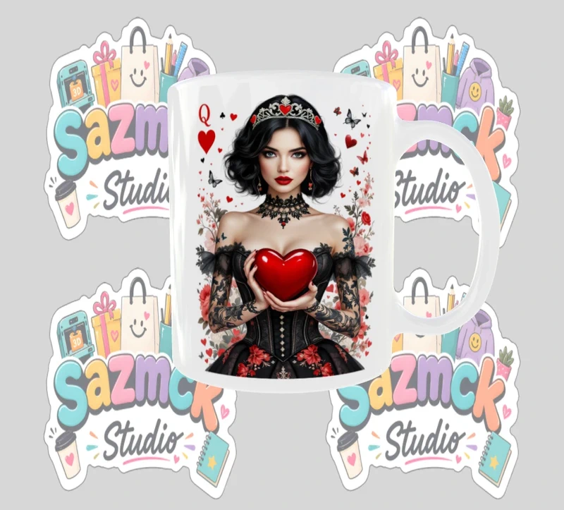 Queen of Hearts Mug - Image 2