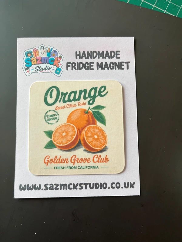 Golden Groove Club Fridge Magnet