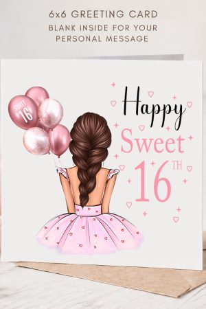 Happy Sweet 16th Card