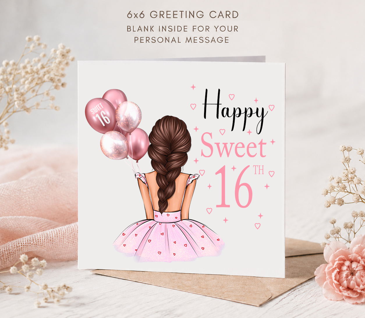 Happy Sweet 16th Card